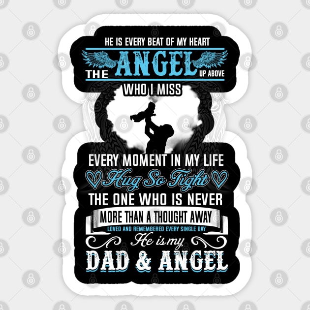 He is my Dad And Angel Sticker by Emart